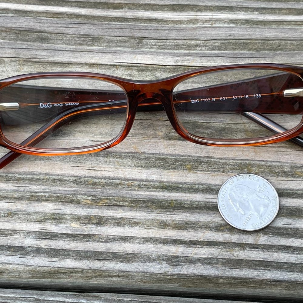 Dolce & Gabbana Eyeglasses Frame Brown D&G1103B 60 - Picture 8 of 12